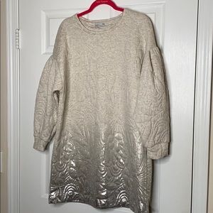 Zara Dress - Textured Cotton with Shimmer